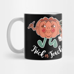 Trick or Teach Teacher Student Halloween Mug